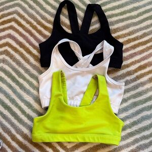 Old Navy Sports Bras - Black, White, and Green